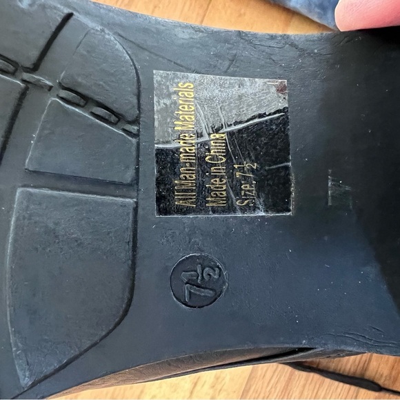 Wild Diva Black Lace-Up Combat Boots - 7.5 Women’s - Picture 12 of 14